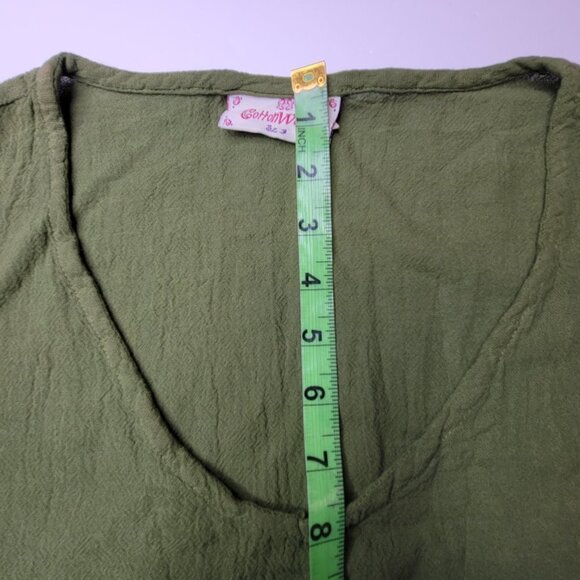 Cotton Sleeveless Long Dress Loose Fitting - Size 1, Size 3 - Picture 13 of 13